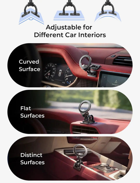 MagSafe Car Mount 2 In 1 Vent Clip Or Dashboard Mount For iPhone 16 15 14 13 12 Pro Plus Mini Ultra 2025 in car interiors