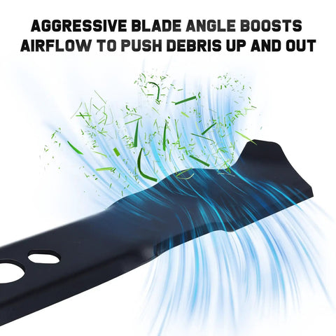 20 Inch Mower Blade Replacement Beefed Up For Hyper Tough Murray Push Mower Fits MNA152505 And MNA152701 Oval Center Hole