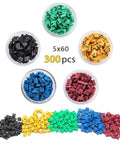 Image of colorful 2.54mm jumpers from the Pin Headers And Jumper Cap Assortment Kit For DIY Electronics, 300 Pcs.
