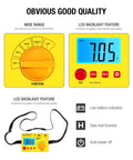 EM480B Audio Impedance Tester With Digital LCD Display Insulation Resistance Megohmmeter Meter showing controls and screen