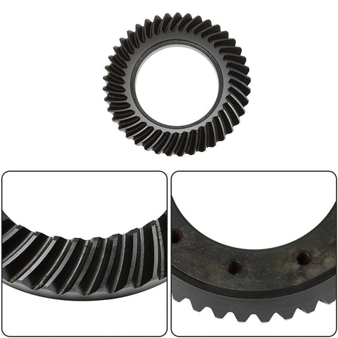 Drop In 3.73 Ratio Ring And Pinion Gear Set For GM 8.5 8.6 10 Bolt Differential With 30 Spline Pinion showing gear details