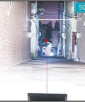 JUDYSSY Led Floodlight Led Outdoor Floodlight illuminating an alley at night, showcasing 500W brightness and clear visibility.