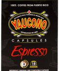 Box of Espresso Capsule Pods for Nespresso Machines 72 Count Pack in Four Resealable Boxes 100 Percent Puerto Rico Coffee