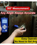 Pro Grade Portable Digital Hardness Tester For Metal Steel And Alloys Built Tough With A Smart 360 Impact Sensor measuring metal.