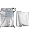 Silver 420D Oxford Telescope Cover For Outdoor Use With Reflective Heat Defense and storage bag, 100 by 75 cm waterproof shield