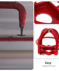 Tough As Nails Fire Sprinkler Head Guard Cover Designed For Flush Side Wall And Semi Recessed Systems To Shield Critical Plumbing From Accidental Bumps While Keeping Places Safe, red guard holder and sprinkler head.