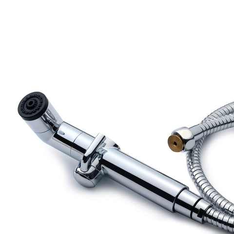 Handheld Bidet Sprayer For Toilet With Adjustable Water Pressure And Dual Spray For Front And Back Cleaning Stainless Steel Hose Easy No Fuss Non Electric DIY Installation close-up