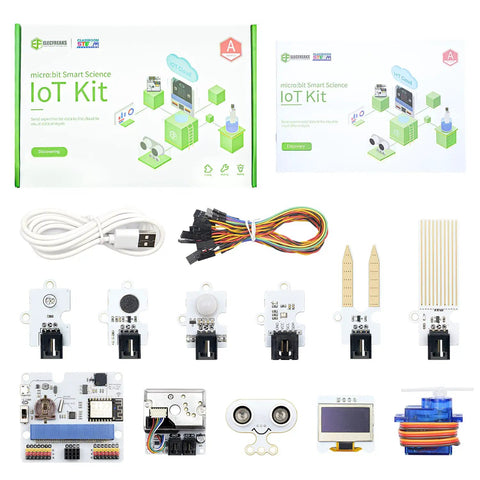 IoT Cool Microbit Sensor Starter Kit With Octopus Series Sensors And WiFi Module RTC Timing Cloud Data Environment Experiment Kit