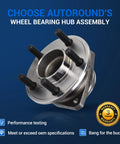 Front Wheel Hub And Bearing Assembly For 2012 2020 Chrysler 300 Dodge Charger And Challenger 5 Lug Front Axle Replacement With Durable Wheel Bearing Unit For Smooth Rides And Reliable Performance.