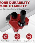 Sheet Metal Roller Break Bender for Roofing and Fabrication Manual High Carbon Steel Bending Tool shown with red detachable disc