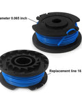 Weed Eater Spools Replacement For Greenworks Trimmers 20V 24V 40V 16 Ft 0.065 Inch Line Fits 21302 21332 21342 3411546A