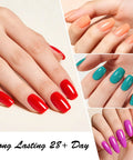 30 Color Gel Nail Polish Kit With 9ml Bottles Hema Free Soak Off UV LED Curing Long Lasting High Gloss Finish Pro Salon Feel
