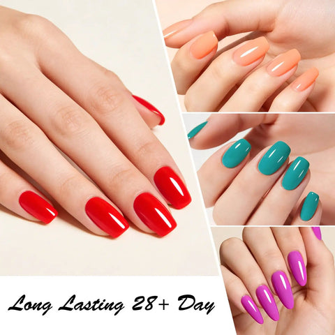 30 Color Gel Nail Polish Kit With 9ml Bottles Hema Free Soak Off UV LED Curing Long Lasting High Gloss Finish Pro Salon Feel