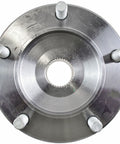 Top view of a Front Wheel Bearing And Hub Assembly Direct Fit For 2007 2021 Toyota Tundra 4WD And 2008 2022 Toyota Sequoia 4WD Replacement DIY Friendly