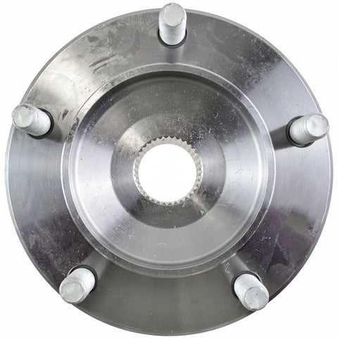 Top view of a Front Wheel Bearing And Hub Assembly Direct Fit For 2007 2021 Toyota Tundra 4WD And 2008 2022 Toyota Sequoia 4WD Replacement DIY Friendly