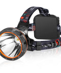 Rechargeable Headlamp With Ergonomic Separation Design, ultra bright waterproof spotlight for coon hunting and outdoor use
