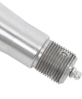 Close-up of spindle end from 5 Lug 4.5 Inch Trailer Hub Kit With Round 84 Spindle, 8.25 Inch Overall Length, 3500 Lb Capacity