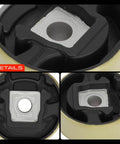 Close-up of Engine Motor Mount for Audi A3 GTI CC EOS Jetta 2005-2016. Durable construction for smooth installation.