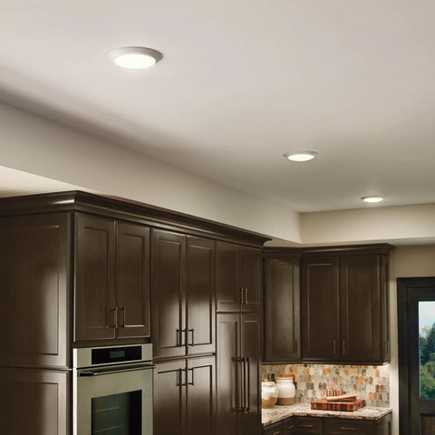 Straight Up Modern 7.5 Inch White LED Flush Mount Ceiling Light With Dimmable Brightness And Clean Lines Perfect For Daily Use And Hassle Free J Box Install For Your Home Refresh