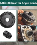 Spiral Bevel Gear Kit For Angle Grinder Replacement Part NA186338 Includes Ring Gear And Pinion in use