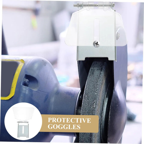 Bench Guard Replacement Shield For Grinding Machine With Stainless Steel Guard Plate And ABS Eye Protector