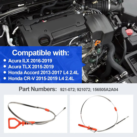 Honda Engine Oil Dipstick Replacement For CR V 2015 2019 Accord 2013 2017 TLX 2015 2019 ILX 2016 2019 2.4L with Part #921072