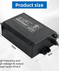 High Voltage Neon Sign Transformer Power Supply 8kV 30mA Solid State UL Listed, dimensions 13cm x 9cm x 4.5cm