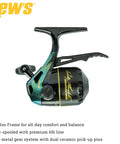 Wally Marshall Signature Series Underspin Fishing Reel With All Metal Gears 2 Plus 1 Bearings 4 Point 3 To 1 Gear Ratio