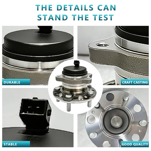 Rear Wheel Bearing Hub Assembly Kit OEM Grade For Hyundai Sonata 2015 To 2019, Tucson 2016 To 2021, close-up product details