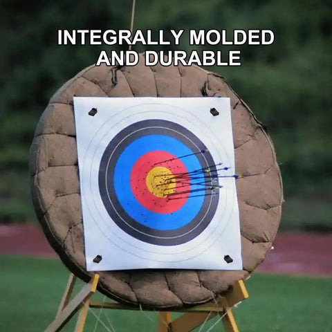 Archery target with 24 Pack Pro Grade Nylon Target Nails For Archery Targets Face Pins fixing paper to straw foam