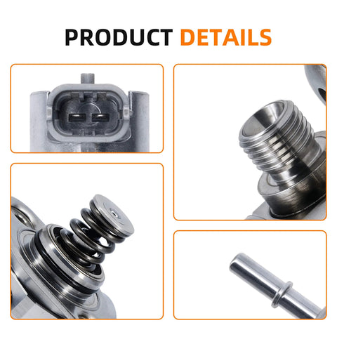 Close-up view of High Pressure Fuel Pump For 2.0L L4 Engines, Plug And Play, Compatible With Ford, Lincoln, Land Rover, AG9E9D376AB.