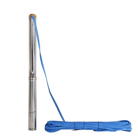 3 Inch Bore Deep Well Submersible Pump 110V 0.33HP With External Control Box 157 Ft Head 18.5 GPM Water Well Pump for irrigation