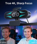 Straight Up Dope 4K Dual Camera Webcam For Streaming And Video Calls Packs Wide Angle And Telephoto Lenses with sharp focus and dual lenses.
