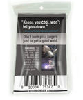 Pack of Tig Finger Heat Shield for welds, showing packaging with welding instructions and barcode. Ideal for weld protection.