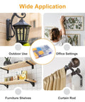 160Pcs Drywall Anchors And Screws Kit With Five Sizes High Hardness in various installation settings: outdoor light, wall decor, shelves, curtain rod