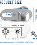Beefed Up Supercharger MAP Vacuum Port Sealing Cap For GM LSA LS9 LT4 LS LQ4 LSX Engines, Aluminum Alloy, Product Size Diagram