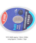 Spool of Pro Grade Desoldering Wire Solder Wick For Electronics Fast Heat Conduction Copper Wick For PCB Boards 1.5m Length