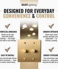 Solid Brass Rotary Dimmer Switch Smoother Than Butter Rotation Sleek Satin Finish For Home Decor with wall plate and lighting.