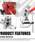 25ft Brake Line Kit With One Quarter Inch And Three Sixteenths Inch Lines Flare Tool Set 32 Inverted Fittings Cutter