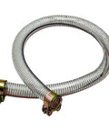 Hxszk 39-inch universal log-splitter suction hose, 1-inch ID, metal spiral reinforced with heavy-duty clamps