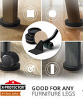 Heavy Duty Felt Furniture Sliders Combined With Sturdy Lifting Bar Built To Slide Heavy Couches Across Hardwood And Tile Smoothly uses on varied furniture legs.