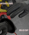 Class 0 Rubber Insulating Electrical Safety Gloves For Linemen And Electricians Size 10 And 11 Inch Cuff Pro Grade