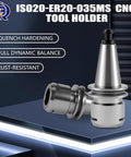 Badass Iso20 Er20 Spring Collet Chuck Cnc Tool Holder, showing rust-resistant tool holder design for precision machining.