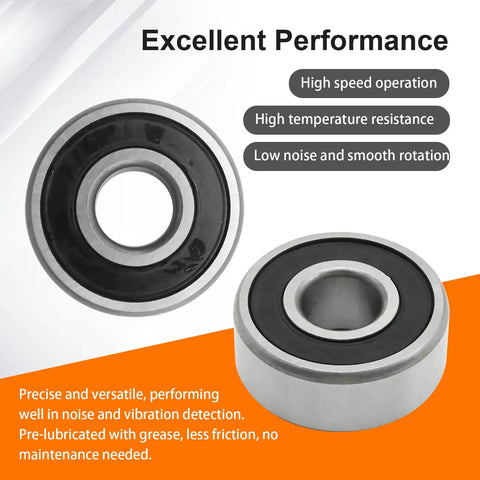 Two Pack Three Quarter Inch Bore Wheel Bearing Seal Kit For Harley Touring Models Replacement Part Numbers 25 1368 And 1013 2RS Durable