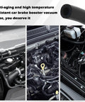 2 Pack 11/32 Inch By 36 Inch Car Brake Booster Vacuum Hose Kit With Clamps installed in vehicle engines