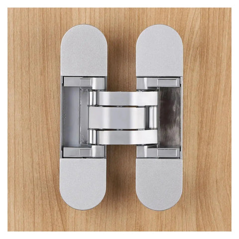 Close-up view of 2.0 3D Adjustable Invisible Hidden Hinge For Cabinets And Doors, Heavy Duty Hidden Mount, Supports Up To 60kg Load