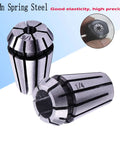 ER11 Collet Nut Set Includes 1 8th Inch Collet and 1 4th Inch Collet with Clamping Nut for CNC Engraving, 65Mn Spring Steel