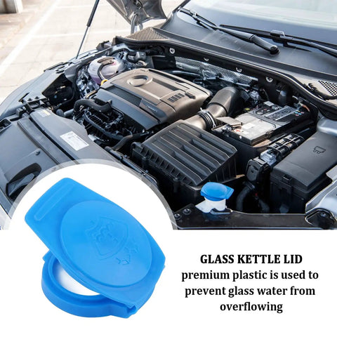 Easy Snap Fit Washer Fluid Cap OEM 3Q0955455 Direct Replacement installed in Volkswagen engine
