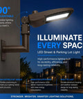 90 Degree Adjustable Wall Mount L Shape Bracket for Two And Three Eighths Inch Slip Fit LED Lights, night outdoor use