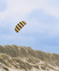 Dual Line Stunt Parafoil Kite With Tie Dye Style No Assembly Required, Easy To Fly And Fun soaring over sandy dunes